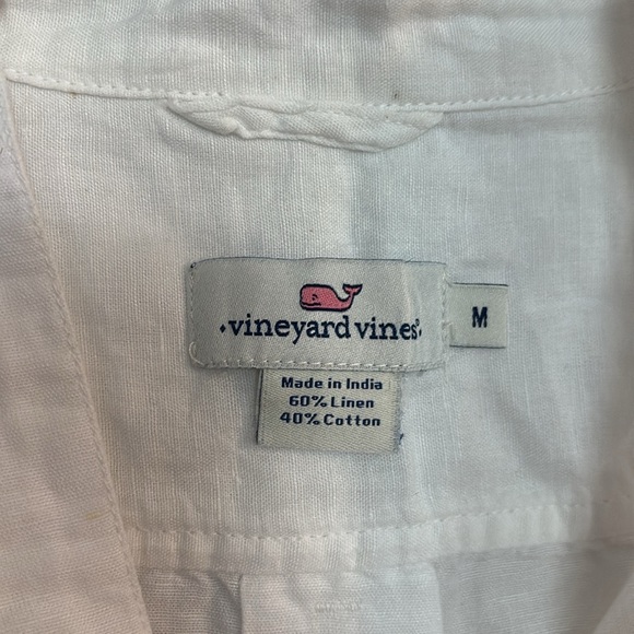 Vineyard Vines Classic Pink Ombré Linen Shirt - Picture 2 of 5